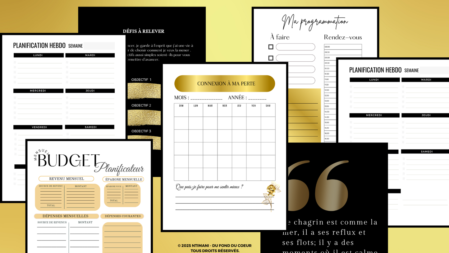 Agenda Digital de Deuil – Mon deuil, ma vie | NTIMANI