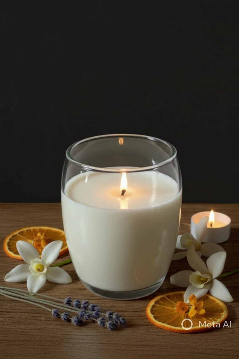 Bougie Soja 8oz Ancrage Intérieur | Lavande Vanille Orange Douce
